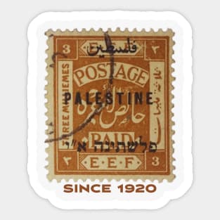 palestine rare stamp Sticker